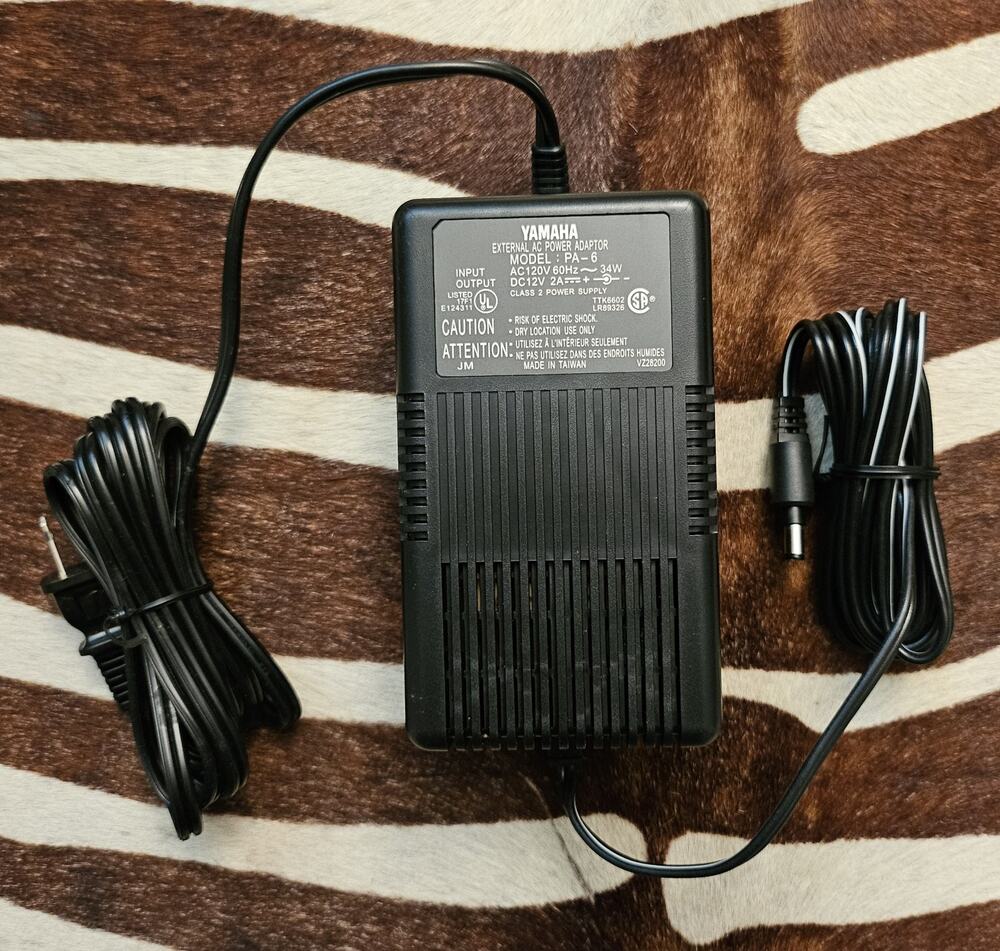 New OEM Yamaha PA-6 Heavy Duty Power Supply AC Adapter for Keyboards